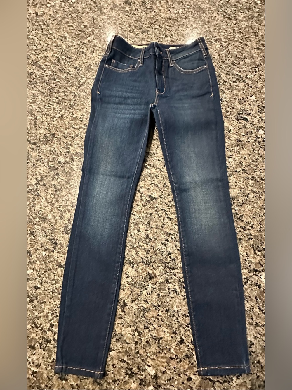 Anthropologie- Pilcro Skinny Jeans in Dark Blue Wash